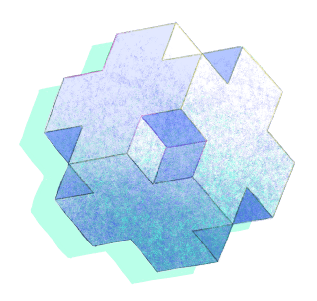 geometric-blue